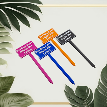 Fun Plant Stakes - Unicorn Fart Productions